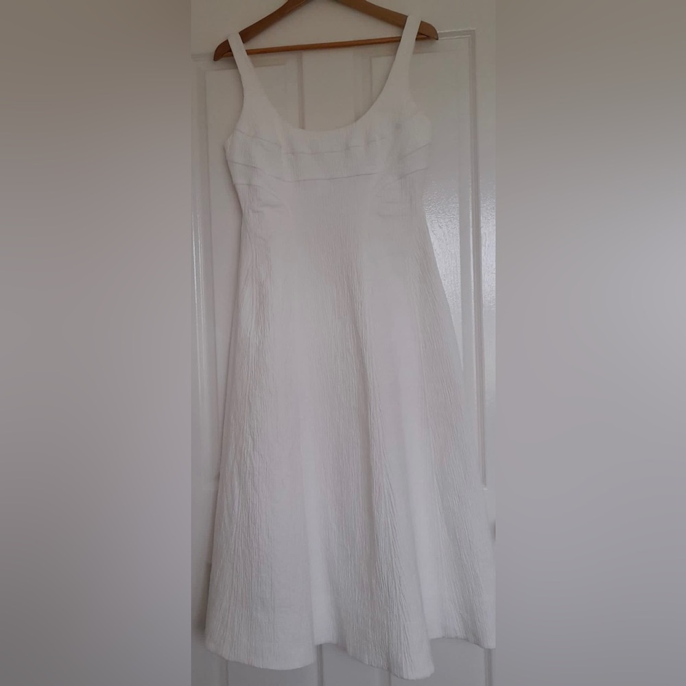 SHEIKE Blissful Ivory White Textured Midi Dress NWT RRP$250 - Picture 8 of 13